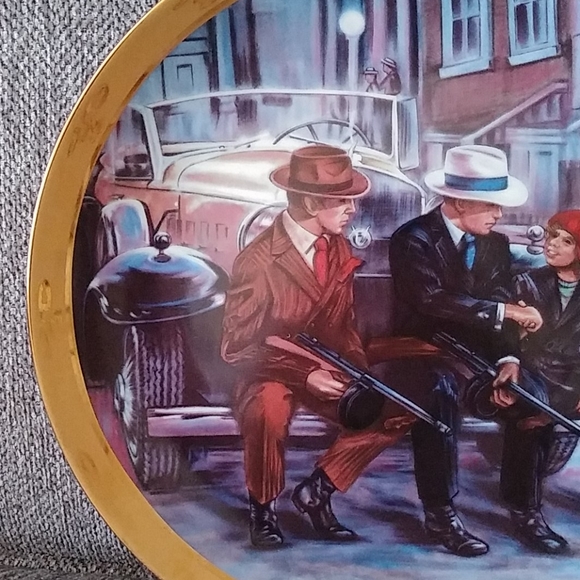 Star Trek a piece of the action collector plate - Picture 5 of 10